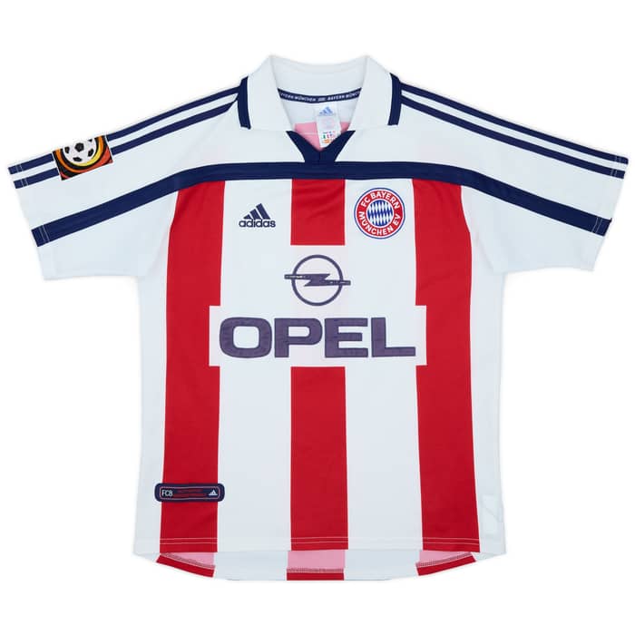 2000-01 Bayern Munich Away Shirt Jancker #19 - 5/10 - (XL.Boys)