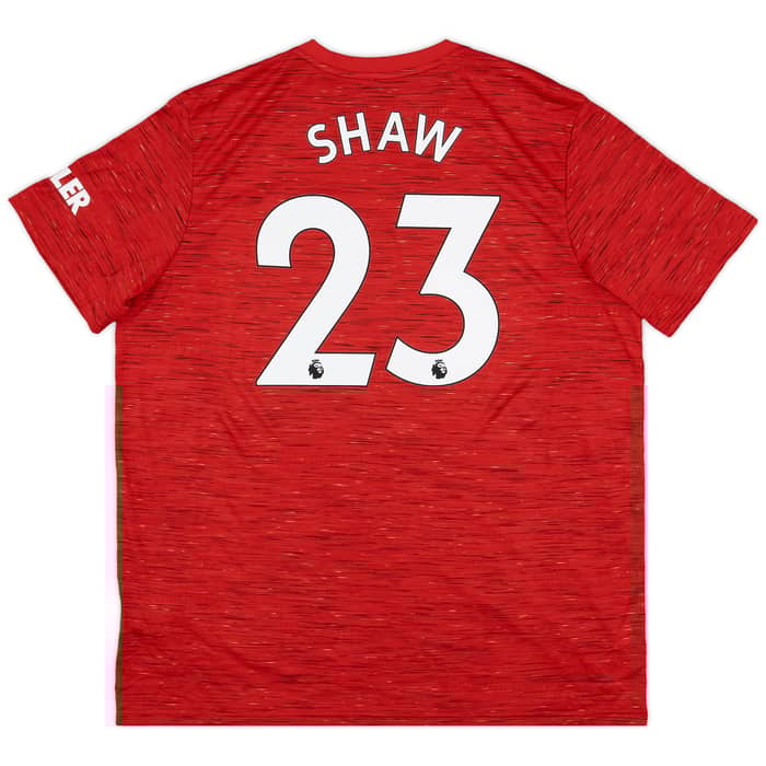 2020-21 Manchester United Home Shirt Shaw #23 - 9/10 - (XXL)