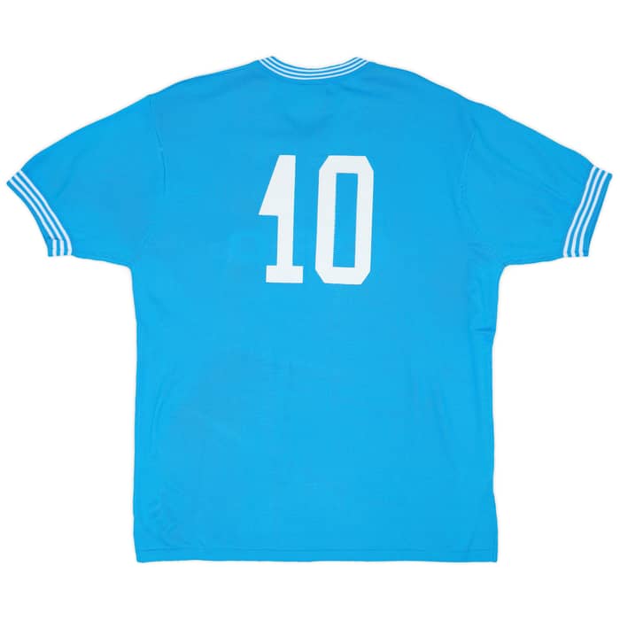 1984-85 Napoli Linea Time Reissue Home Shirt #10 (Maradona)
