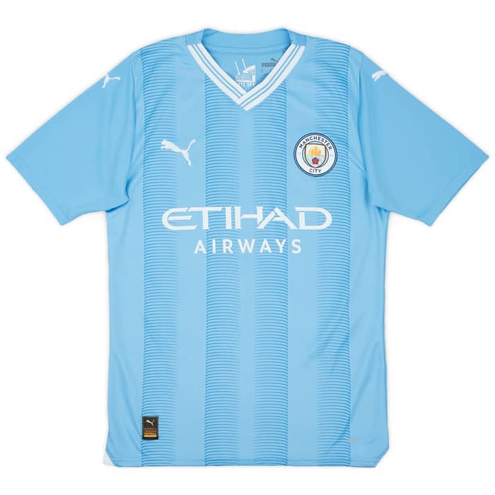 2023-24 Manchester City Home Shirt Foden #47 - 9/10 - (S)