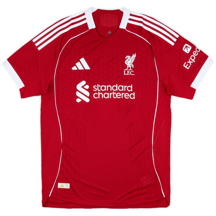 2025-26 Liverpool Authentic Home Shirt Virgil #4