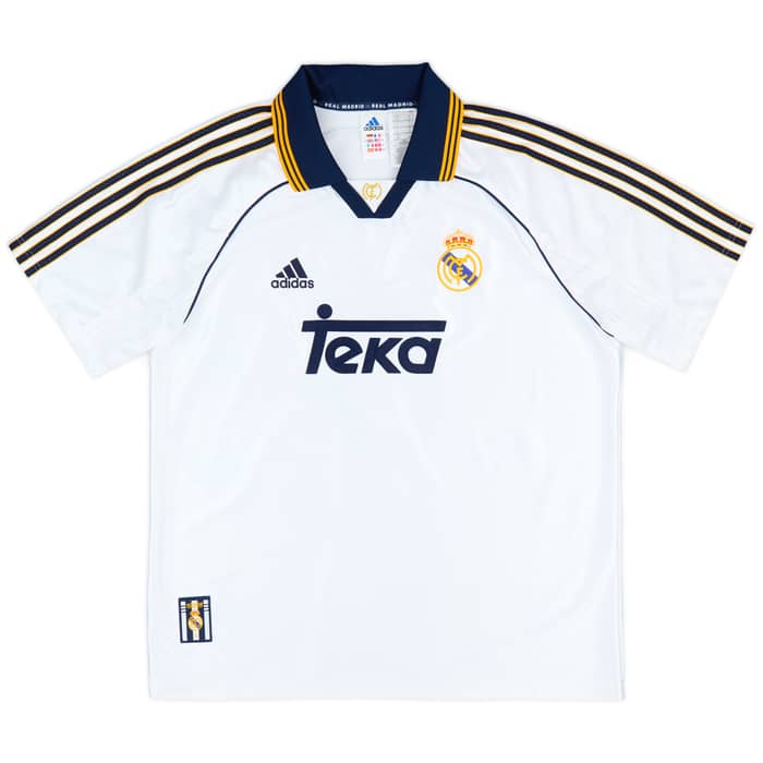 1999-00 Real Madrid adidas Reissue Home Shirt Redondo #6