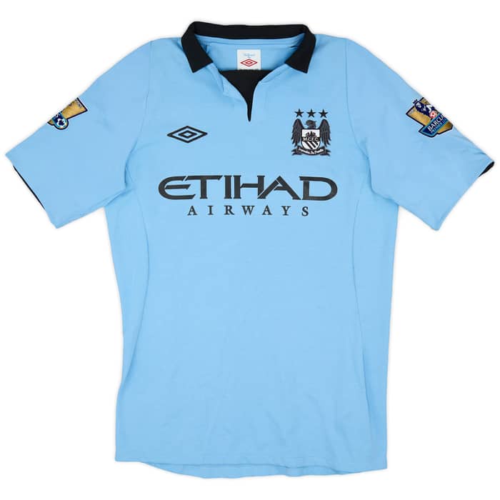 2012-13 Manchester City Home Shirt Champions #12 - 8/10 - (S)