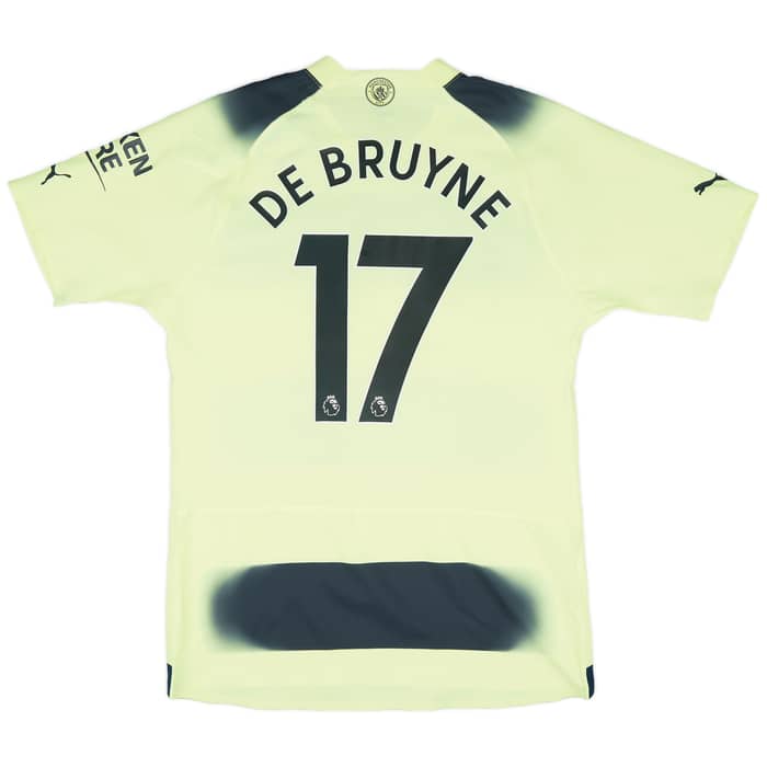 2022-23 Manchester City Player Issue Third Shirt De Bruyne #17