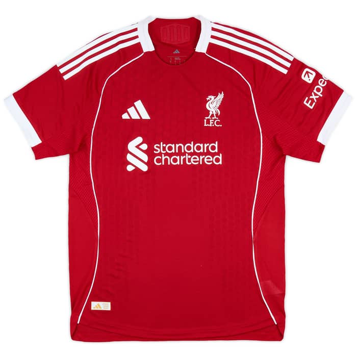 2025-26 Liverpool Authentic Home Shirt Szoboszlai #8