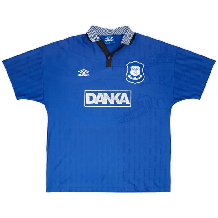 1995-97 Everton Home Shirt Ferguson #9 - 6/10 - (XL)