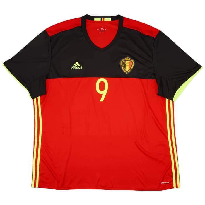 2016-17 Belgium Home Shirt Lukaku #9 - 8/10 - (3XL)
