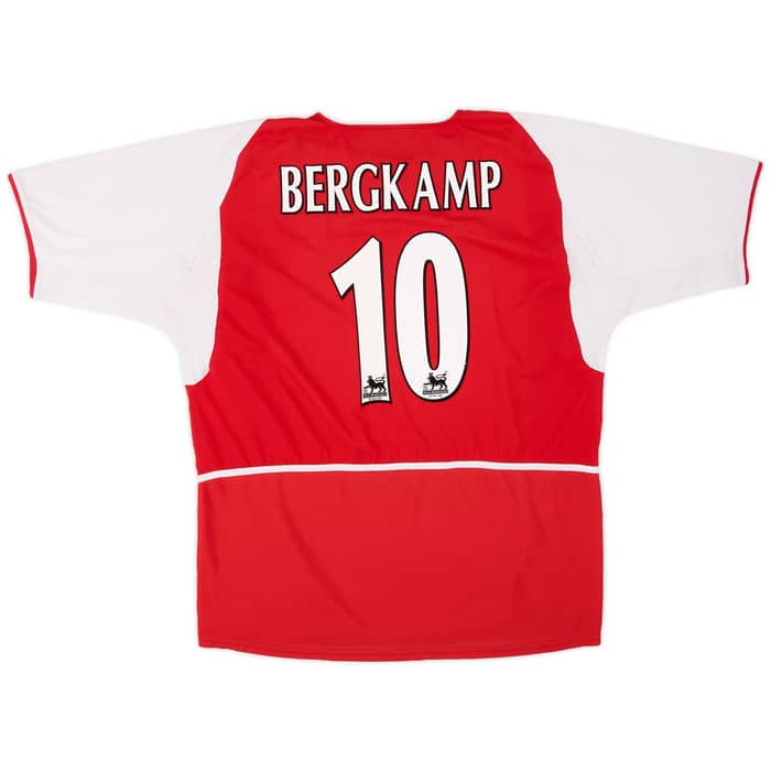 2002-04 Arsenal Home Shirt Bergkamp #10 - 6/10 - (XXL)