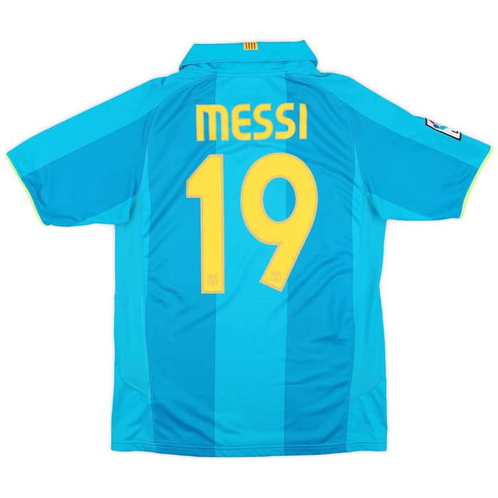 2007-09 Barcelona Away Shirt Messi #19 - 9/10 - (S)