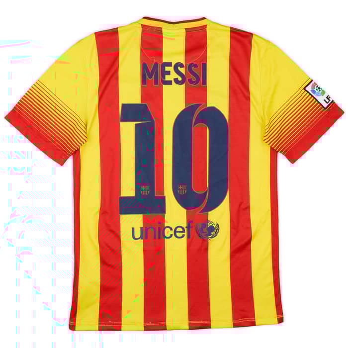2013-15 Barcelona Away Shirt Messi #10 - 6/10 - (S)