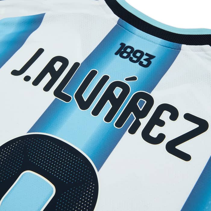 2026-27 Argentina Authentic Home Shirt J.Alvarez #9