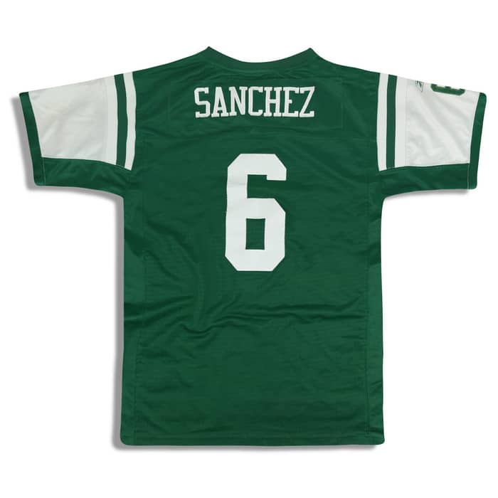 2009-11 New York Jets Sanchez #6 Reebok Premier Jersey (Home) Y