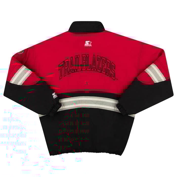 1990s Portland Trail Blazers Starter Pullover Rain Coat M