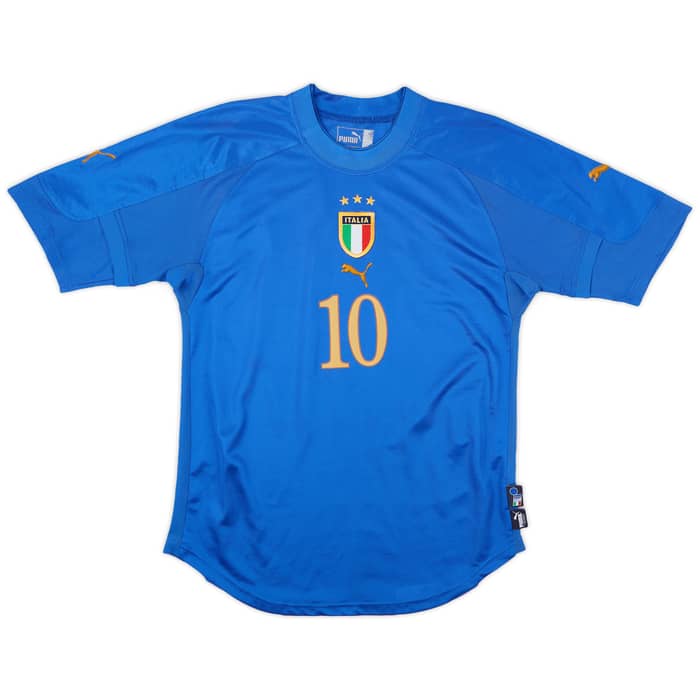 2004-06 Italy Home Shirt Baggio #10 - 7/10 - (S)