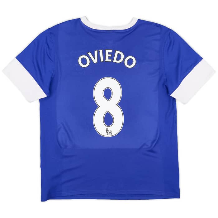 2012-13 Everton Home Shirt Oviedo #8 - 6/10 - (L)
