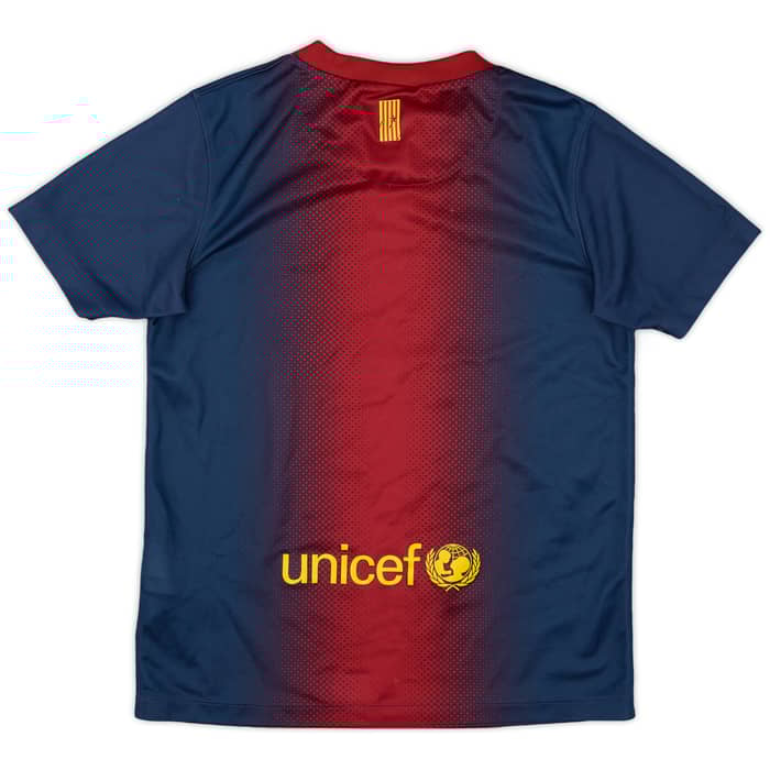 2012-13 Barcelona Basic Home Shirt - 8/10 - (S.Boys)