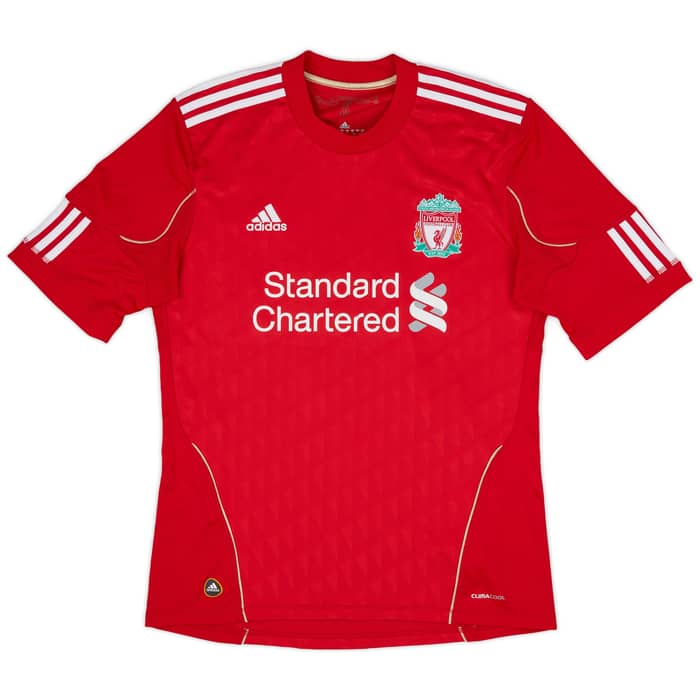 2010-12 Liverpool Home Shirt Gerrard #8 - 6/10 - (M)
