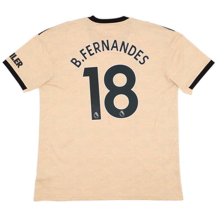 2019-20 Manchester United Away Shirt B.Fernandes #18 - 9/10 - (XL)