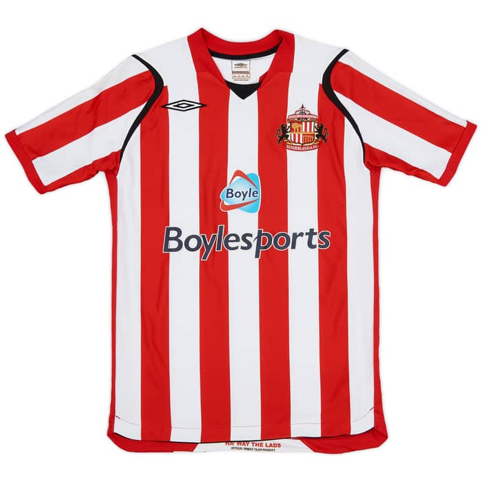 2008-09 Sunderland Home Shirt Yorke #19 - 6/10 - (S)