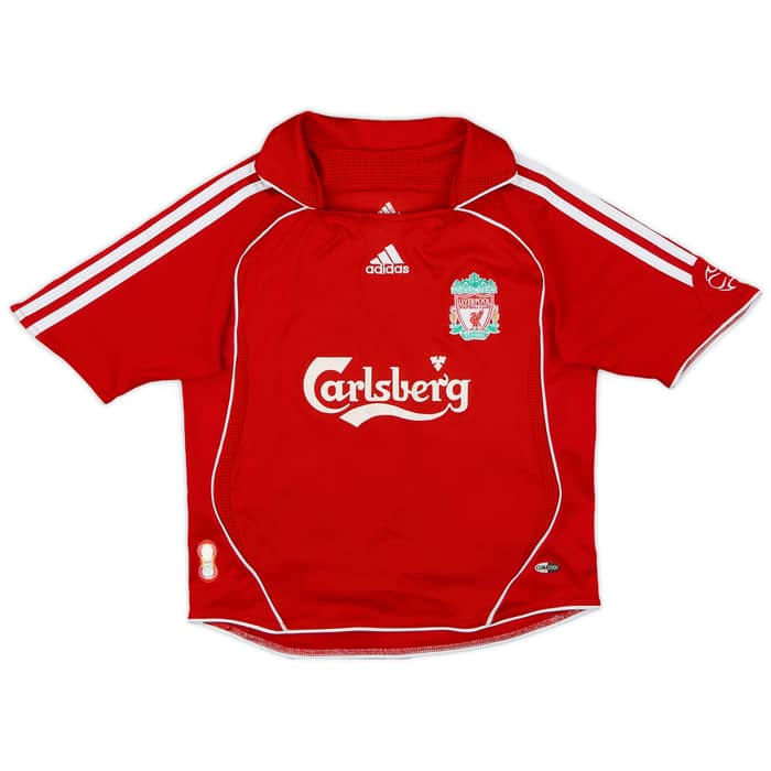2006-08 Liverpool Home Shirt Kuyt #18 - 9/10 - (6-7 Years)