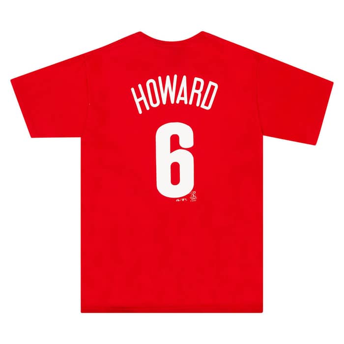 2009 Philadelphia Phillies Howard #6 Majestic Tee M