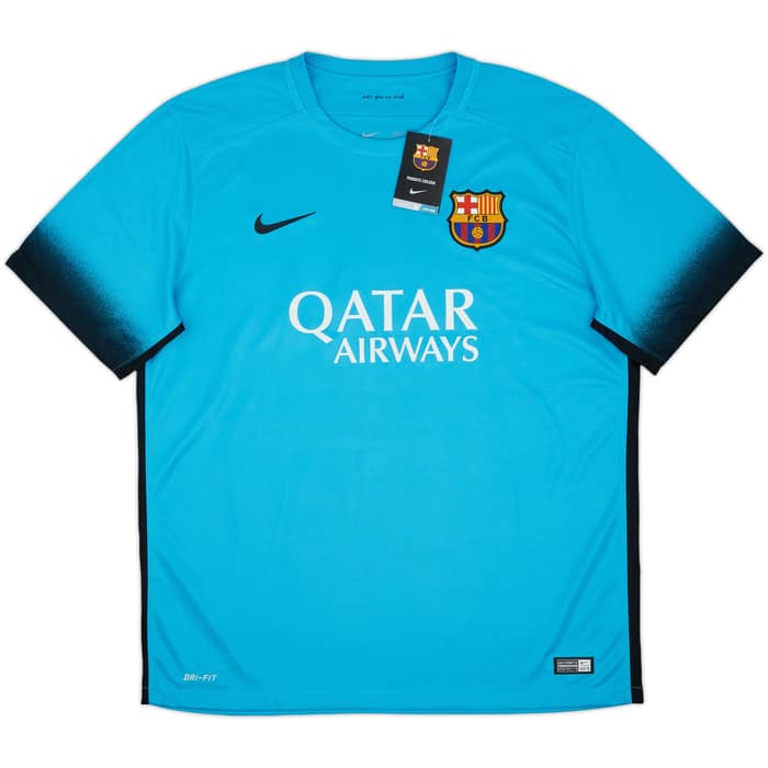 2015-16 Barcelona Third Shirt Suarez #9 (XL)