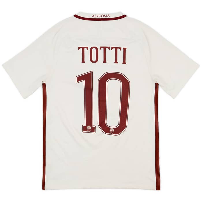 2016-17 Roma Away Shirt Totti #10 - 5/10 - (S)
