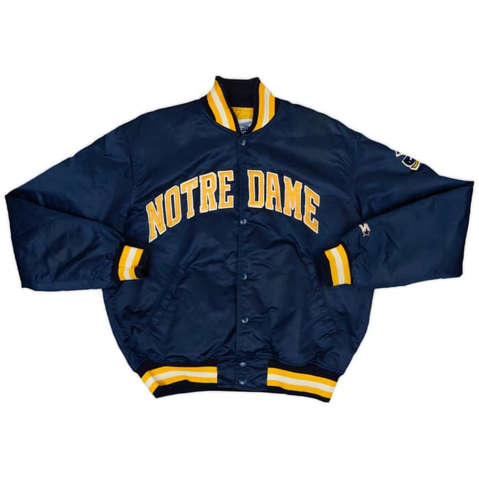 1990s Notre Dame Fighting Irish Starter Satin Varsity Jacket - 8/10 - (L)