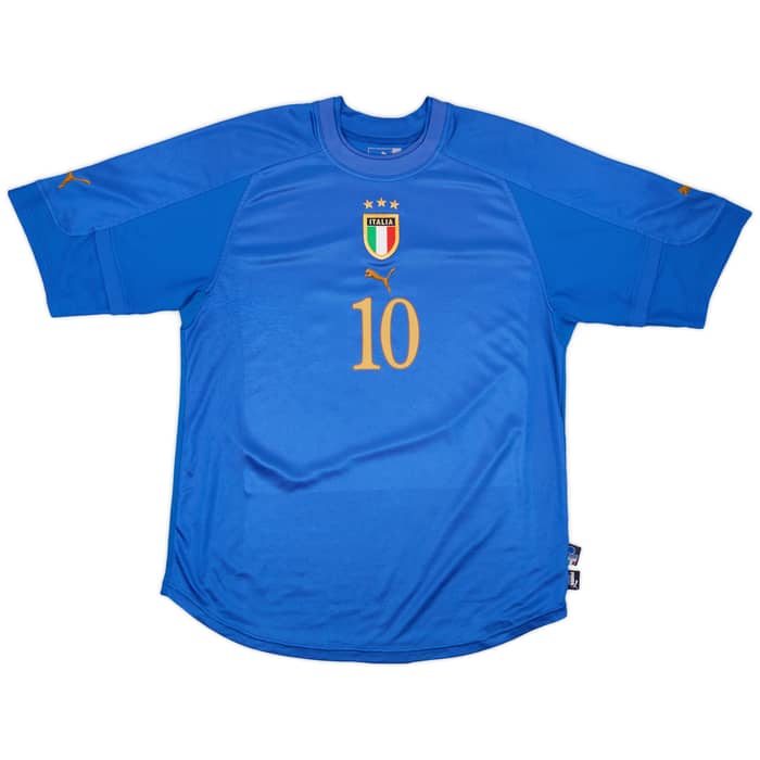 2004-06 Italy Home Shirt Totti #10 - 6/10 - (XL)