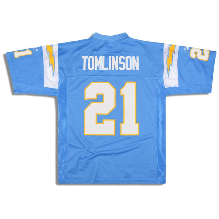 2005-06 San Diego Chargers Tomlinson #21 Reebok Premier Jersey (Alternate) XXL