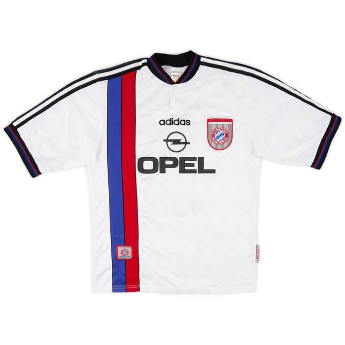 1996-98 Bayern Munich Away Shirt Helmer #5 - 8/10 - (S)