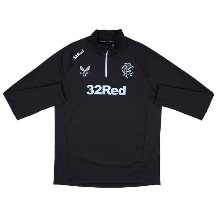 2024-25 Rangers Staff Issue 1/4 Zip Training Top #SVDH - 7/10 - (L)