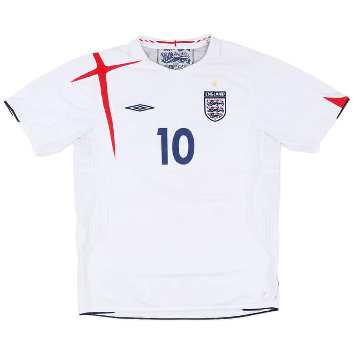 2005-07 England Home Shirt Owen #10 - 5/10 - (L)