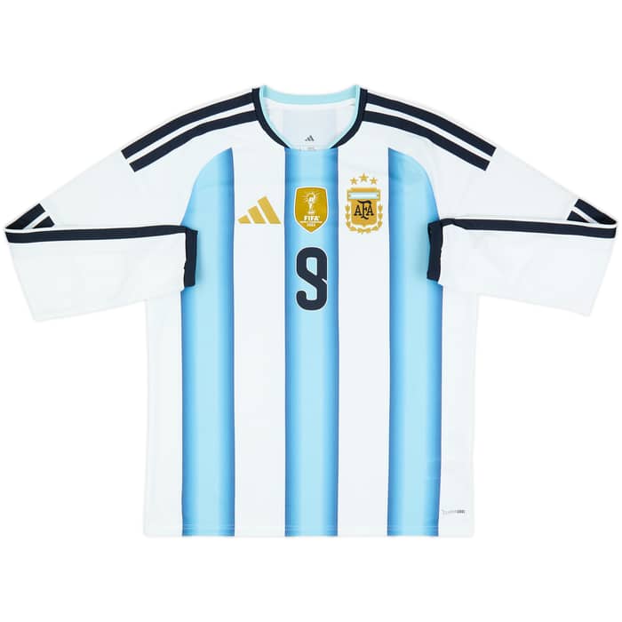 2026-27 Argentina Home L/S Shirt J.Alvarez #9