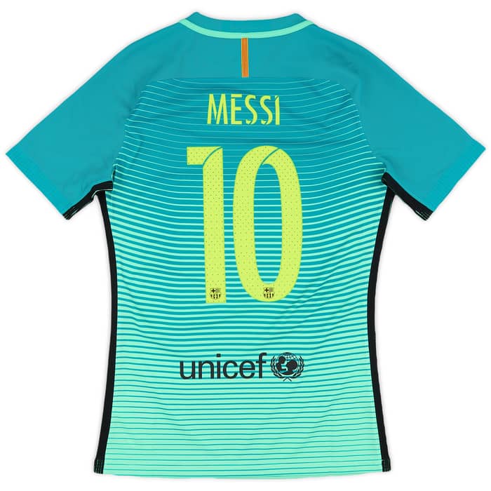 2016-17 Barcelona Authentic Third Shirt Messi #10 (M)