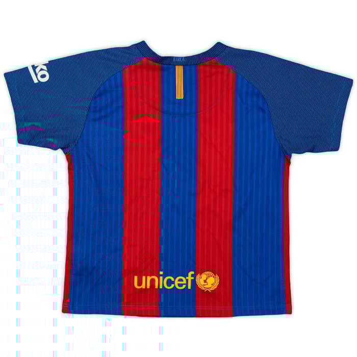 2016-17 Barcelona Home Shirt - 9/10 - (2-3 Years)