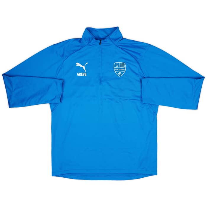 2017-18 VSK Aarhus Puma 1/4 Zip Training Top - 6/10 - (M)