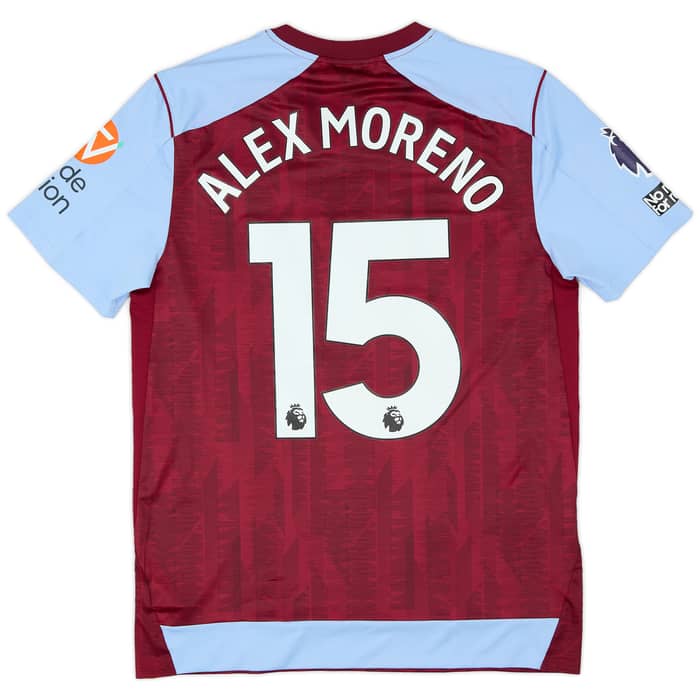 2023-24 Aston Villa Match Issue Alex Moreno #15