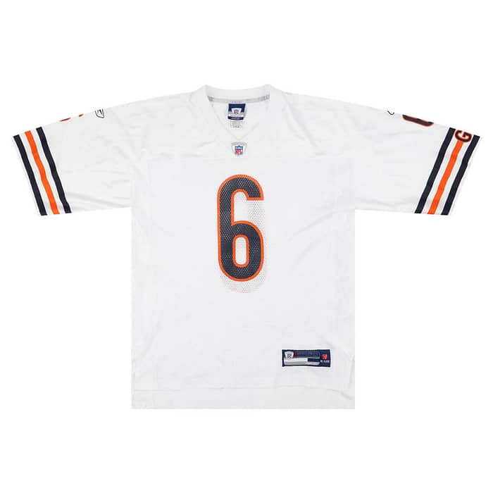 2009 Chicago Bears Cutler #6 Reebok On Field Jersey (Away) L