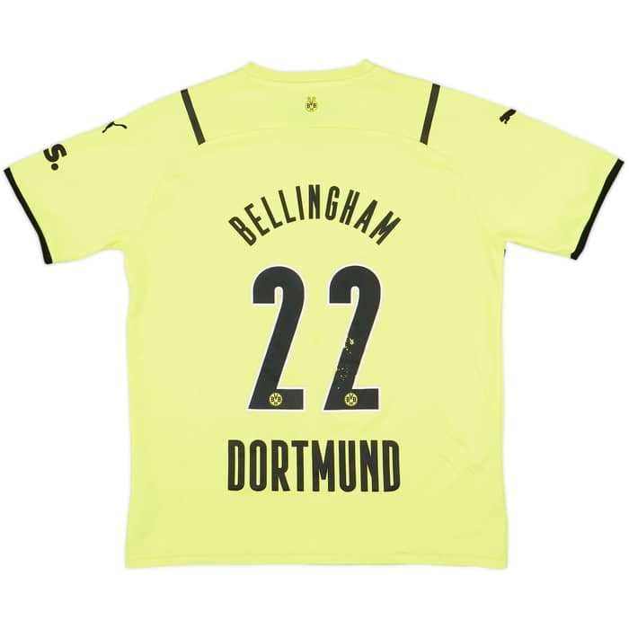2021-22 Borussia Dortmund European Home Shirt Bellingham #22 - 5/10 - (S)