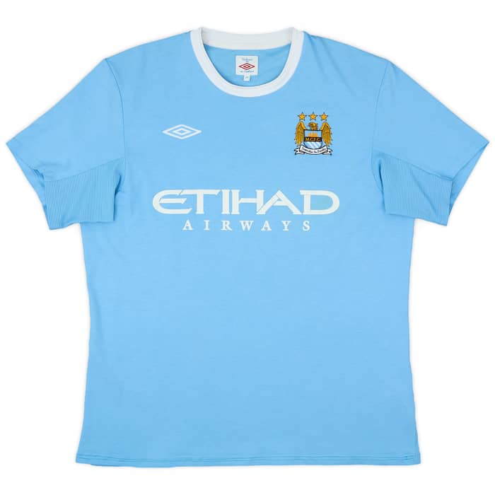 2009-10 Manchester City Home Shirt Tevez #32 - 5/10 - (L)