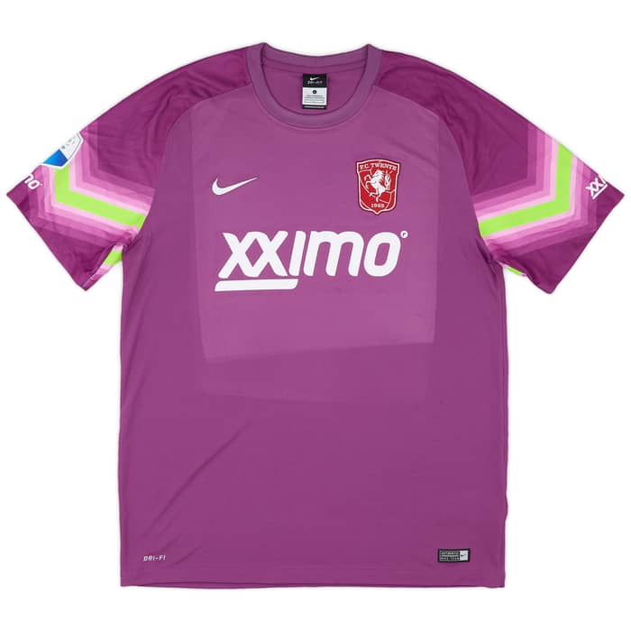 2014-15 FC Twente Match Issue GK Shirt Marsman #1