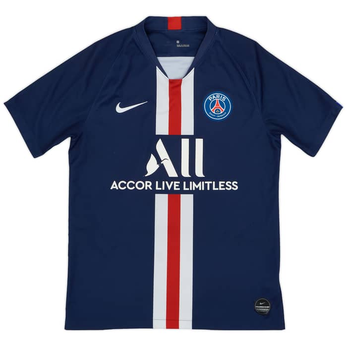 2019-20 Paris Saint-Germain Home Shirt Mbappe #7 - 6/10 - (M)