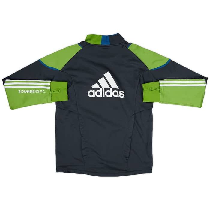 2009-10 Seattle Sounders adidas Player Issue Sweat Top #9 - 9/10 - (M)