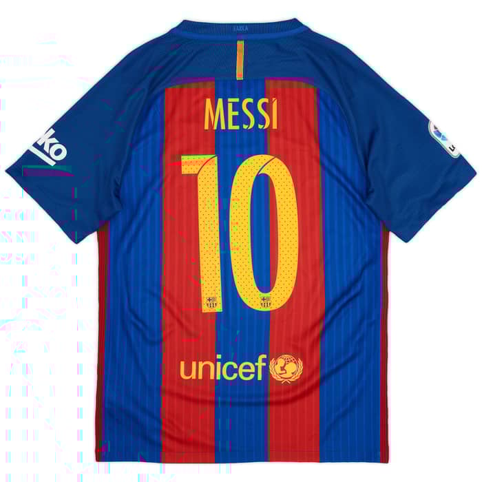 2016-17 Barcelona Home Shirt Messi #10 - 9/10 - (S)