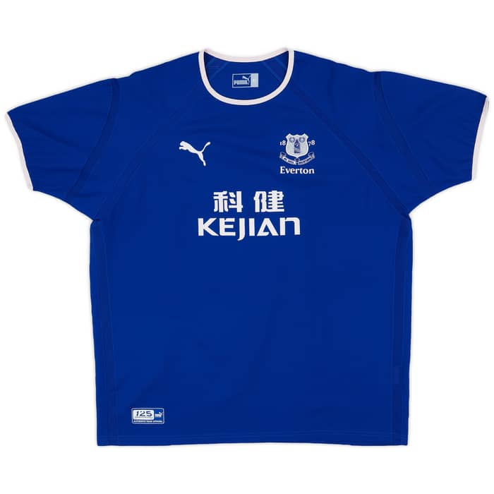 2003-04 Everton Home Shirt Gravesen #16 - 6/10 - (XL)