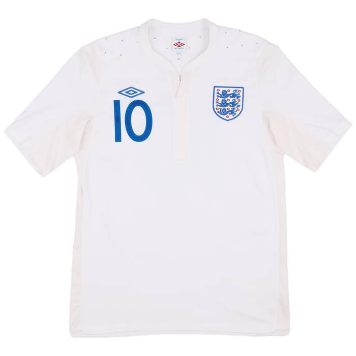 2010-11 England Home Shirt Rooney #10 - 8/10 - (M)