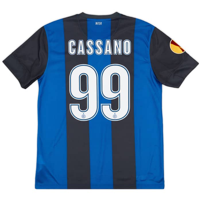 2012-13 Inter Milan Home Shirt Cassano #99 - 6/10 - (L)