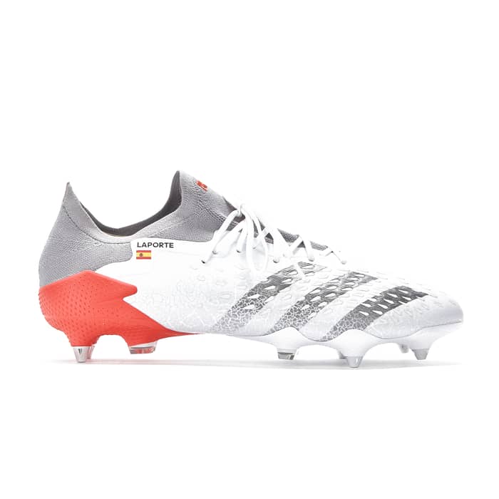 2021 adidas Player Issue Predator Freak.1 Low Football Boots (Aymeric Laporte) - 8/10 - SG 10½
