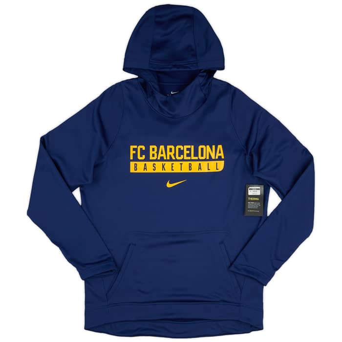 2017-18 Barcelona Nike Basketball Hooded Top